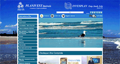 Desktop Screenshot of ilhacompridapraias.com.br